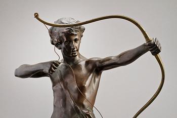 PAUL LUDWIG KOWALCZEWSKI, tillskriven, skulptur, brons, sign.
