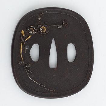 Tsuba, mei, Japan, Edo.