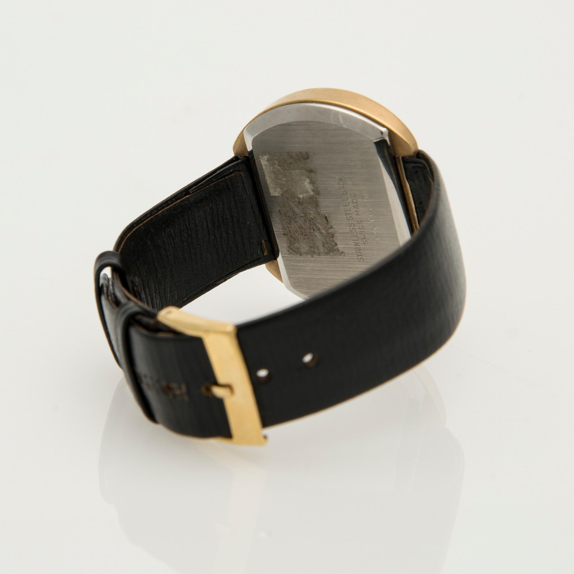ARMBANDSUR, Helvetia New World, stål, förgyllt.