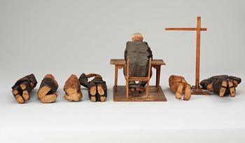 Axel Petersson Döderhultarn, "Beväringsmönstring" (The Enrollment Act), 8 pieces.