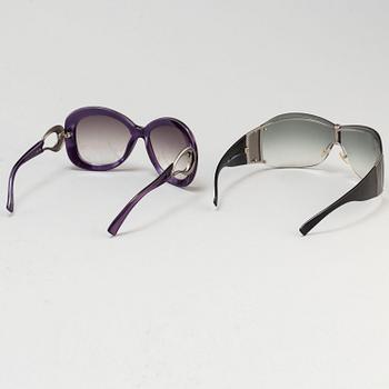 GIORGIO ARMANI, solglasögon, 2 st.