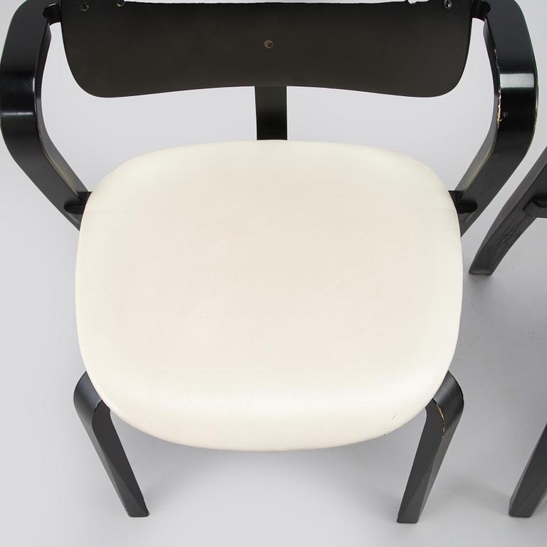 Ilmari Tapiovaara, a set of six 1960s 'Aslak' armchairs for Asko, Finland.