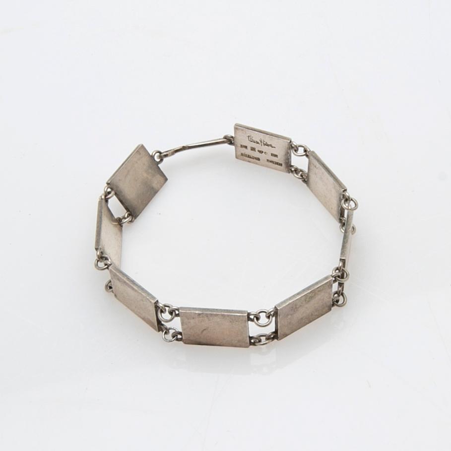 Wiwen Nilsson, armband, sterlingsilver, Lund, 1965.