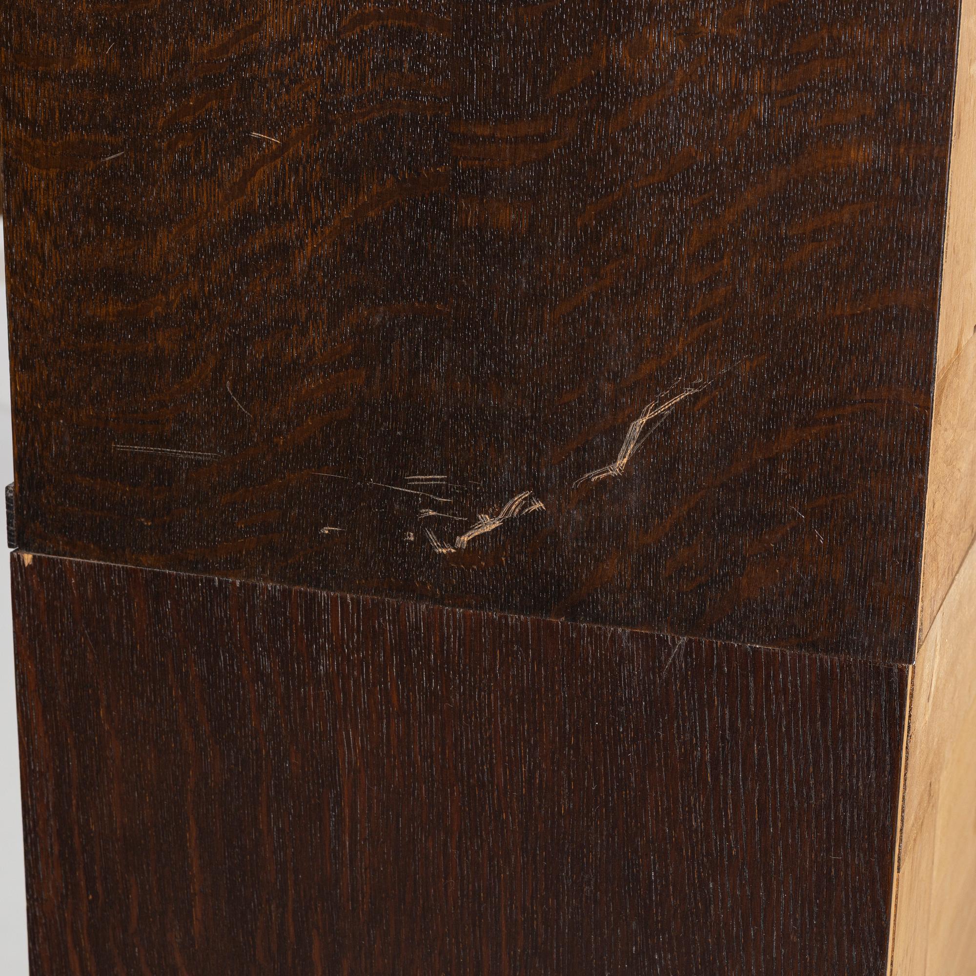 Three book cabinet, Åtvidaberg, Sweden, second half of the 20th century.