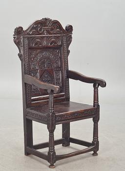 KARMSTOL. renässansstil, England.