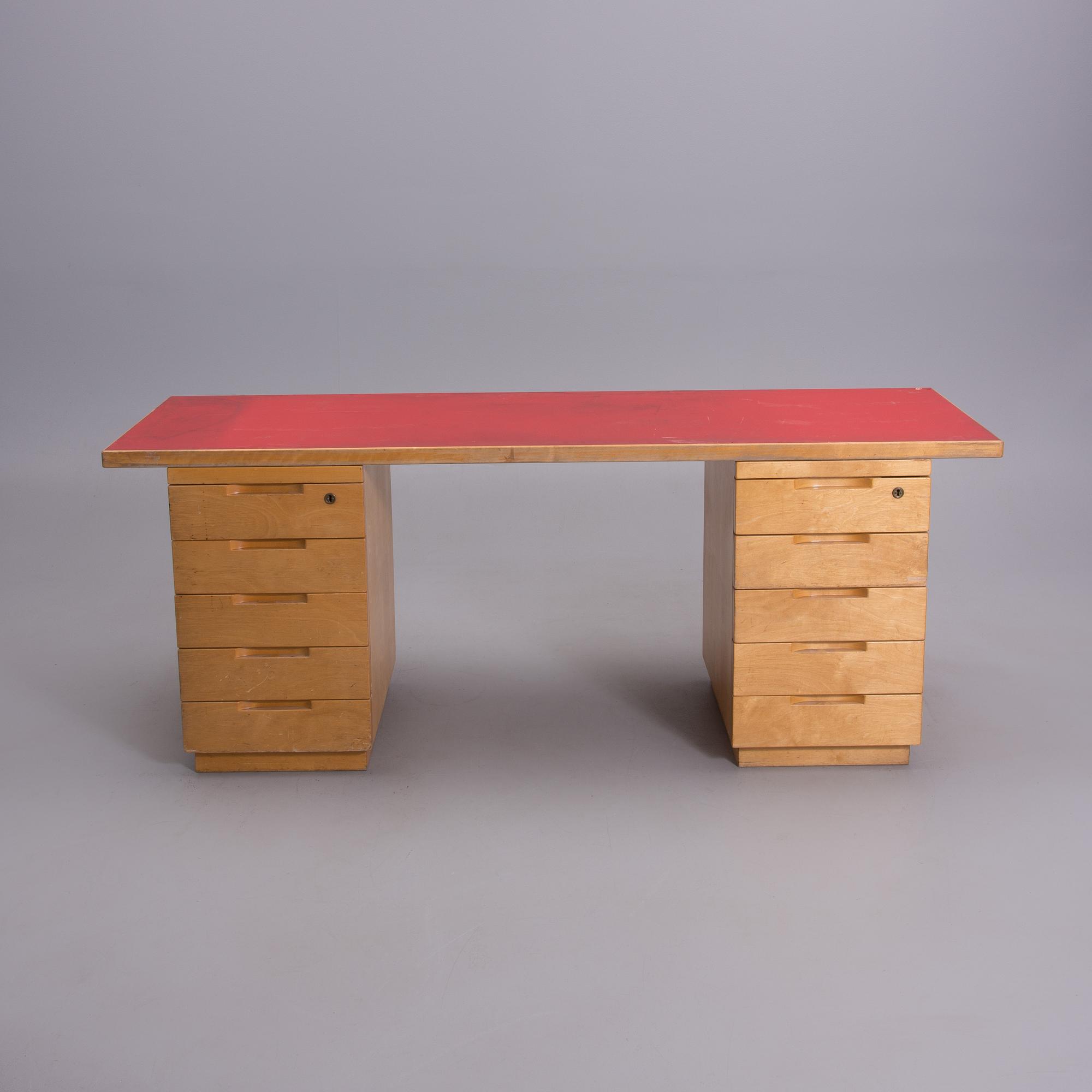ALVAR AALTO, skrivbord, Artek 1900-talets mitt.