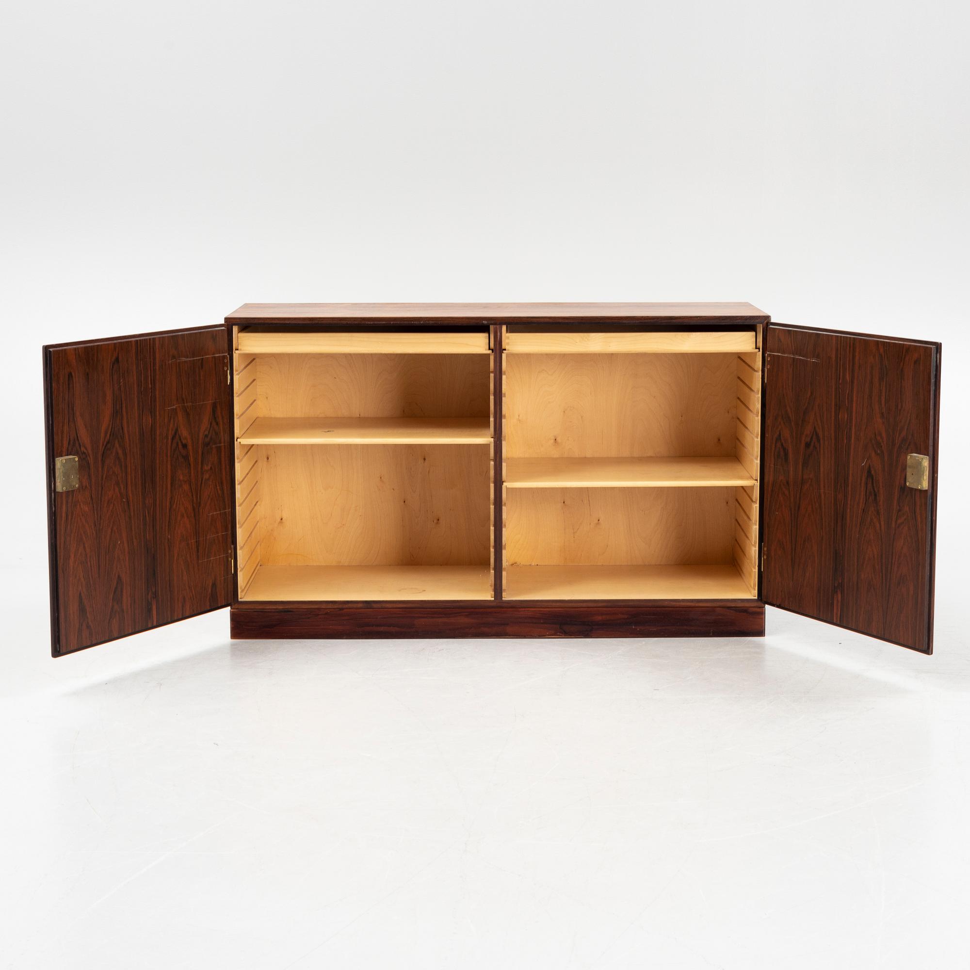 Børge Mogensen, a rosewood veneered model 232 sideboard, FDB Møbler, Denmark, 1960's.