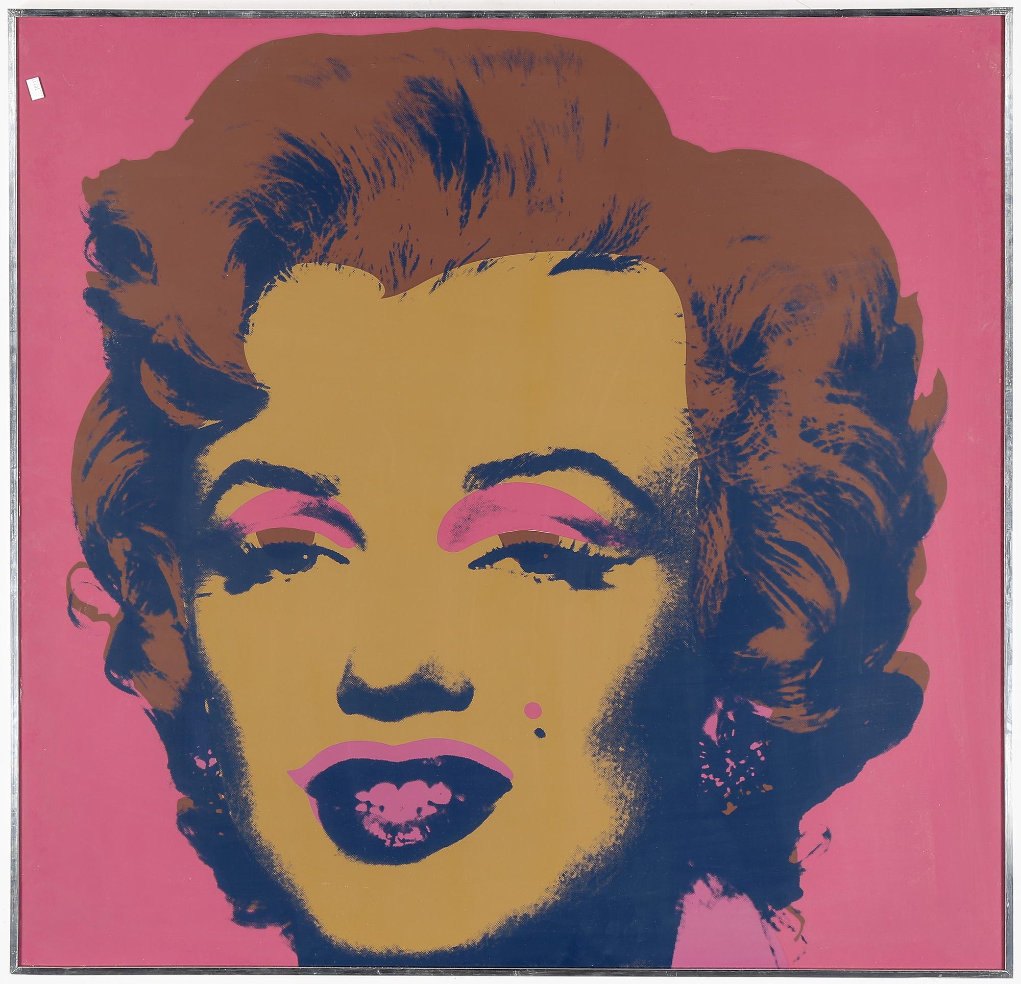ANDY WARHOL, efter, "Marilyn", utgiven av Sunday B Morning, inköpt 1974.