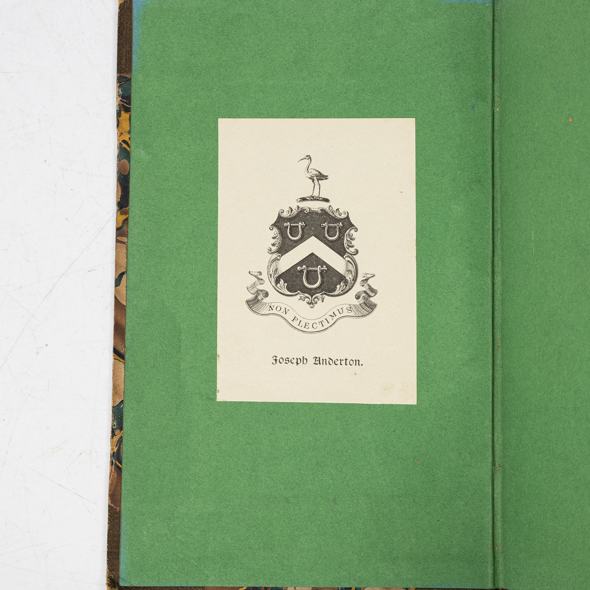 Collection of older books on hunting.
