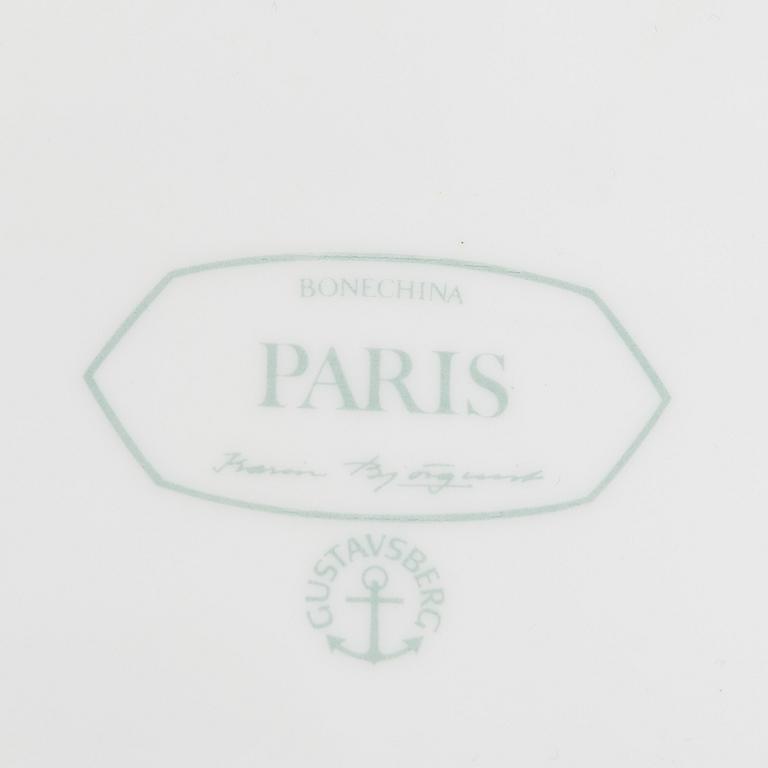 Karin Björquist, a 24-piece 'Paris' porcelain tea/coffee set for Gustavsberg.
