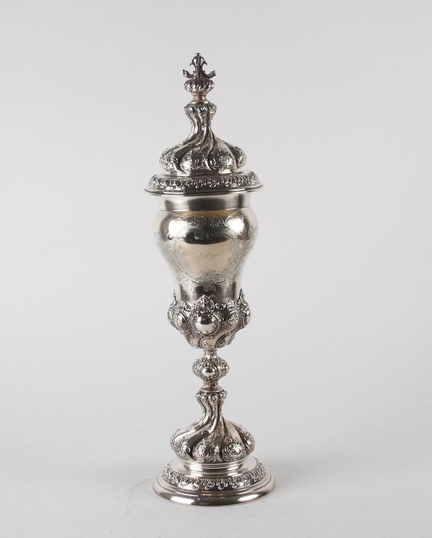 LOCKPOKAL, silver, barockstil, C.G Hallberg import.