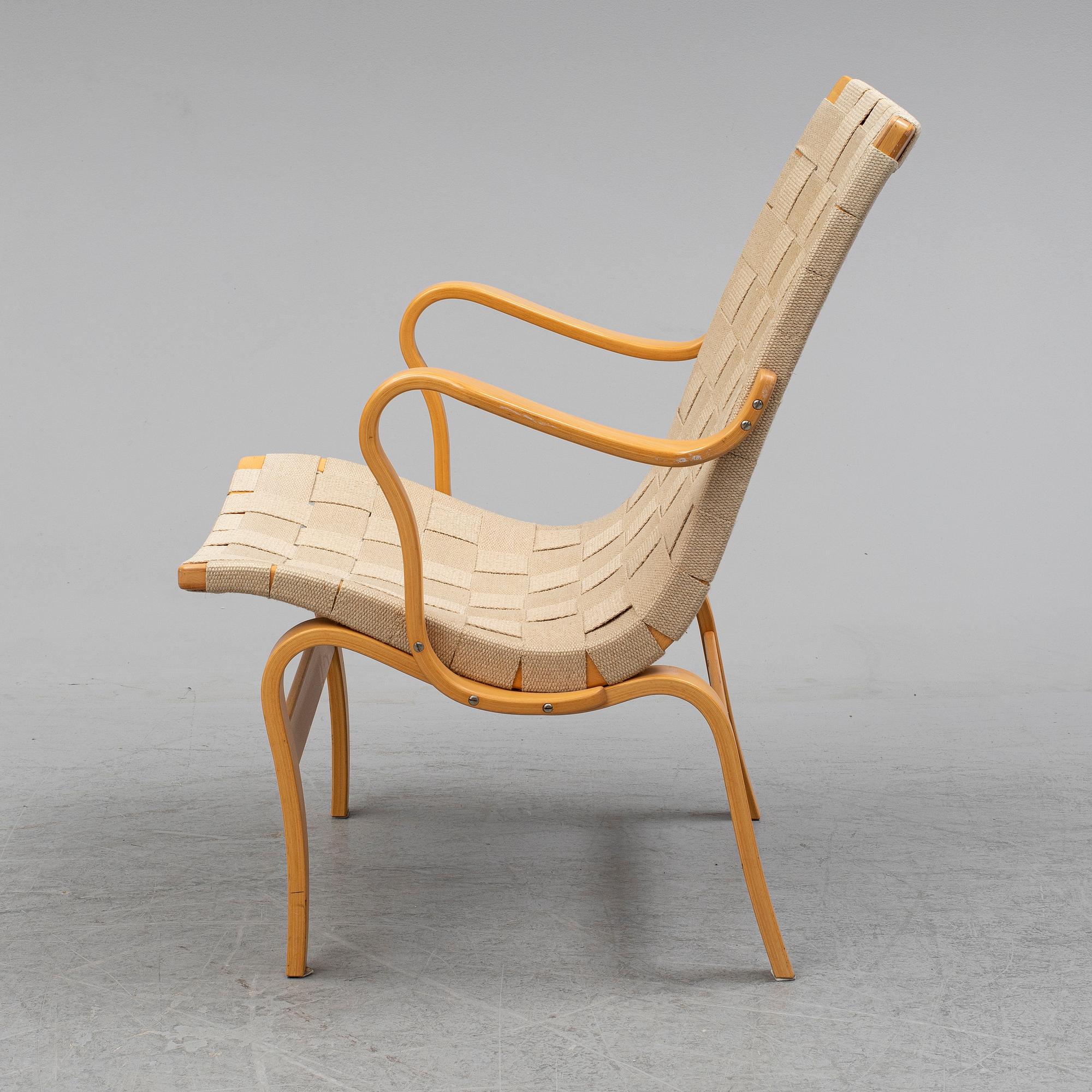 BRUNO MATHSSON, an 'Eva' easy chair, Dux.
