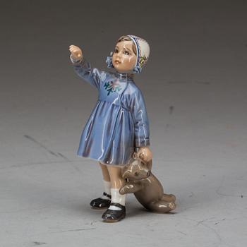 FIGURIN, porslin. Dahl Jensen. Danmark.