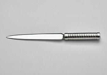 176. Sigvard Bernadotte, brevkniv, Georg Jensen, Köpenhamn efter 1945, sterling.