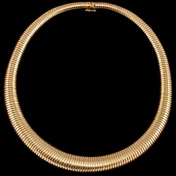 HALSLÄNK, 18k guld, utländska stämplar, 1900-talets andra hälft. Vikt 49 g.