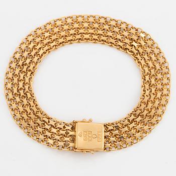 ARMBAND, 18K guld.