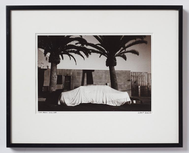 Robert Frank, "Covered Car, Long Beach, California", 1956.