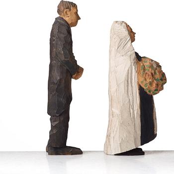 Axel Petersson Döderhultarn, "The Wedding".