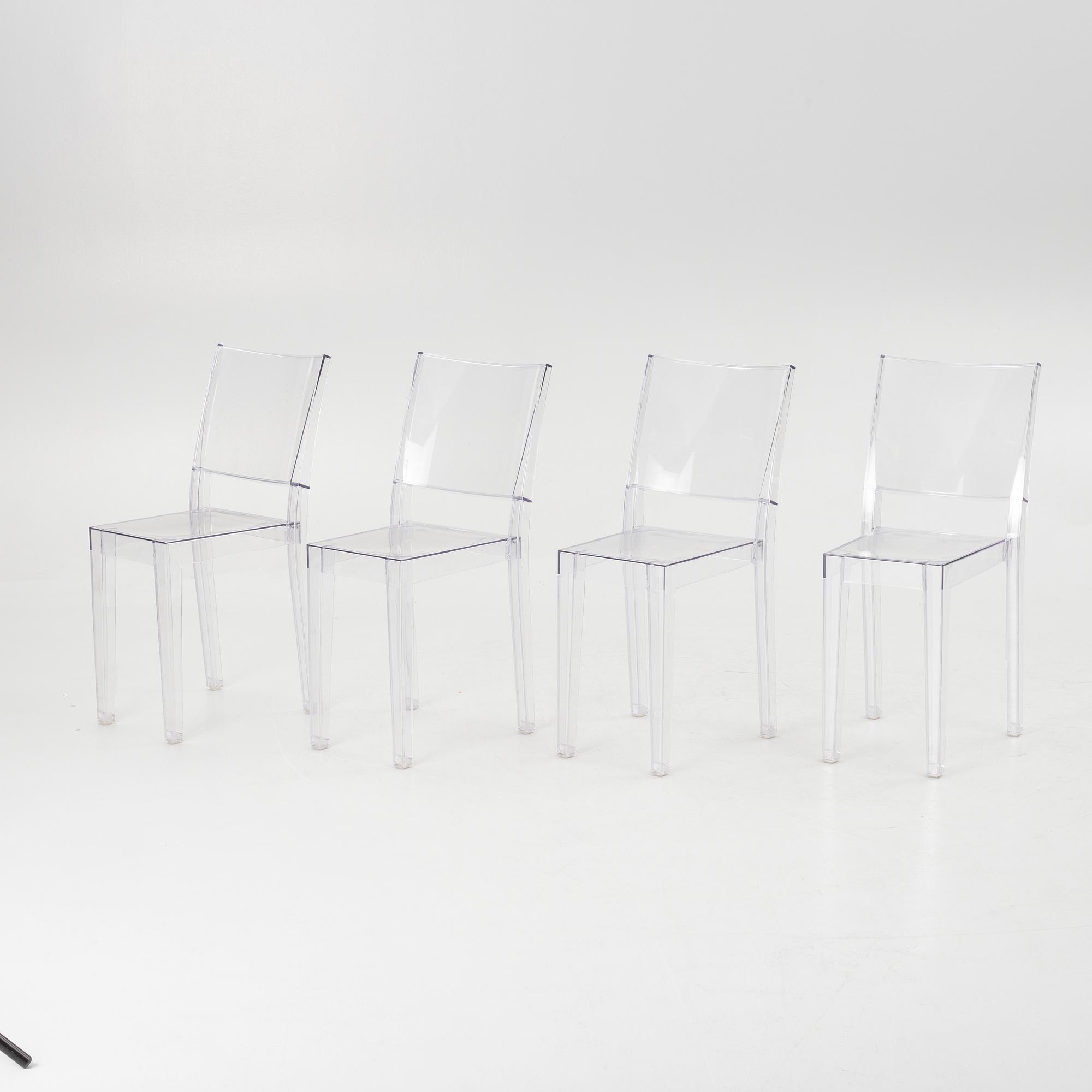 Philippe Starck, 8 st, "La Marie" Kartell, Italien, Modellen formgiven 1998.