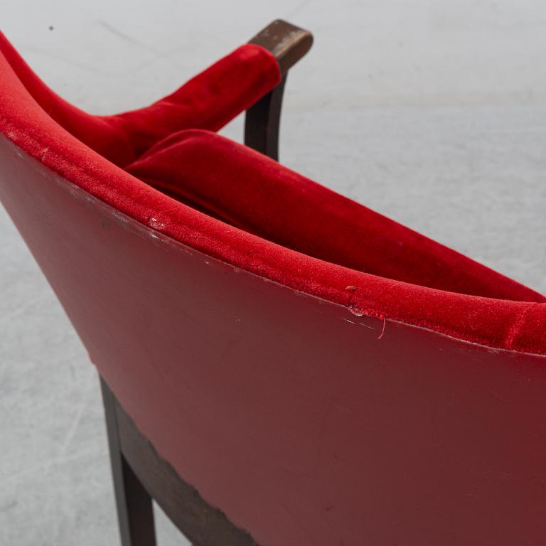 A Carl Malmsten 'Konsert' chair from Nordiska Kompaniet, circa 1926.