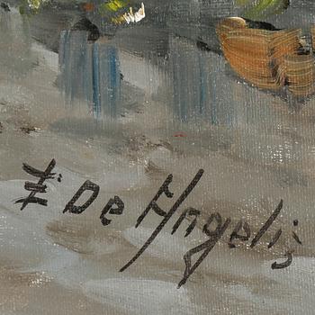 ELETTRA BRIANTE DE ANGELIS, olja på duk, signerad.