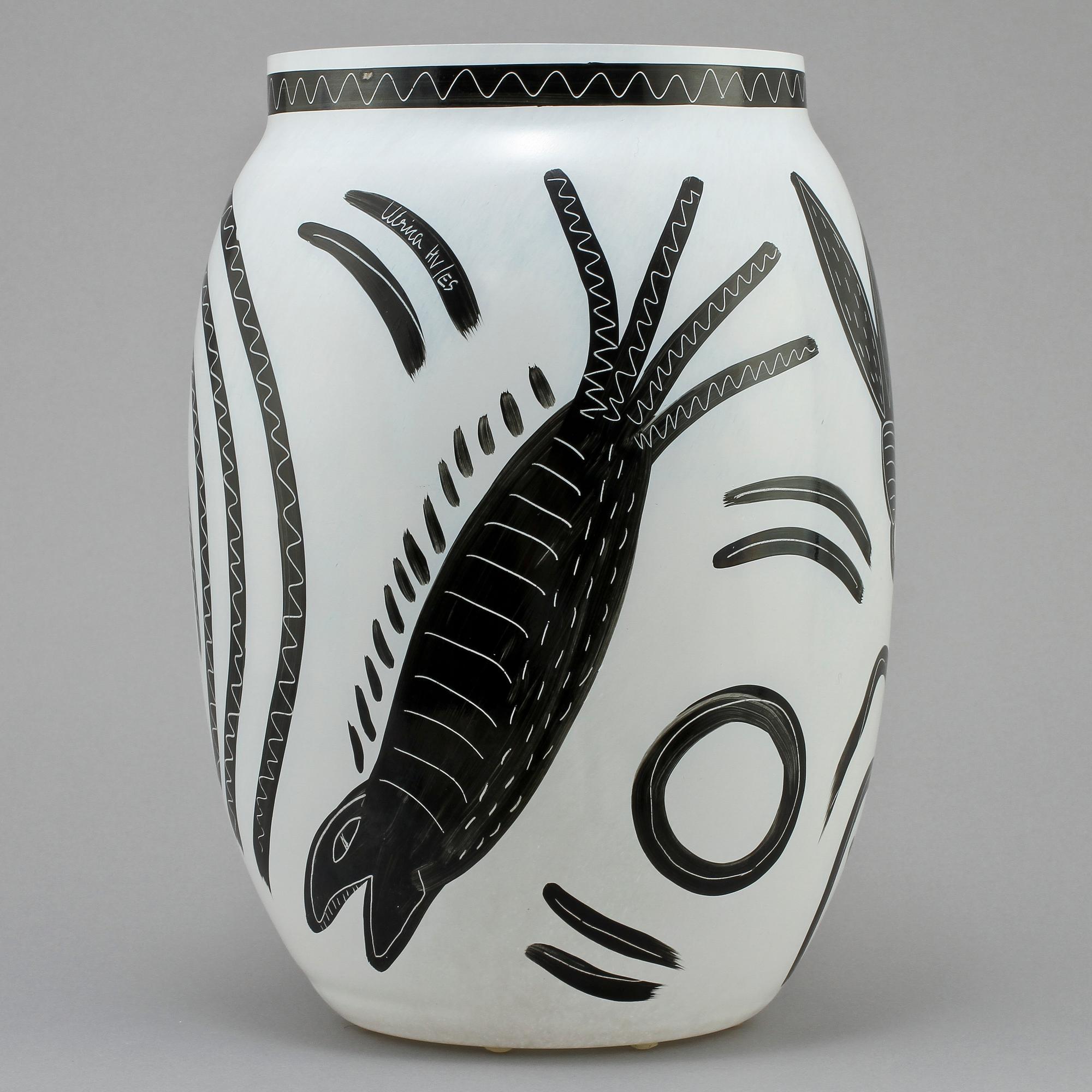 VAS, glas, Ulrica Hydman-Vallien, Kosta Boda, 1900-talets fjärde kvartal.