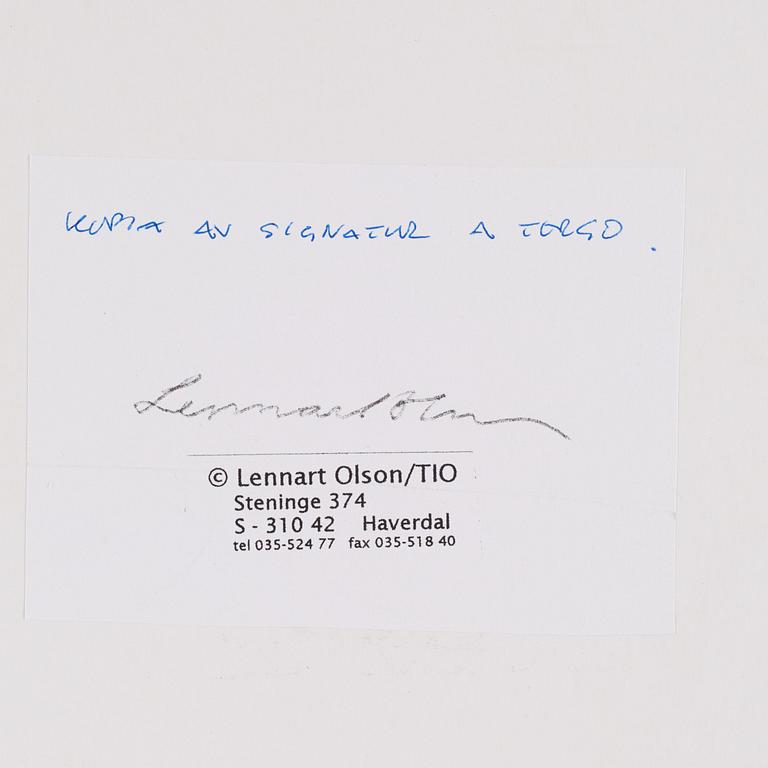 Lennart Olson, ”Rött ljus", 1970.