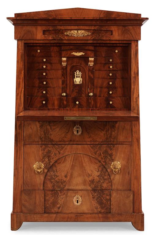 A Swedish Empire secretaire by J. Öman, master 1815.