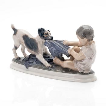 Jens Peter Dahl-Jensen, figurin, porslin, Danmark.