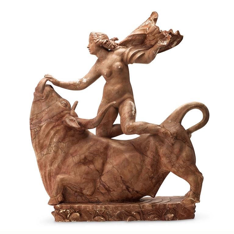 Carl Milles, "Europa och tjuren" (Europa and the bull).