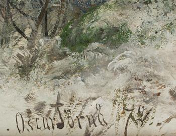 OSCAR TÖRNÅ, olja på duk. Sign och dat -72.