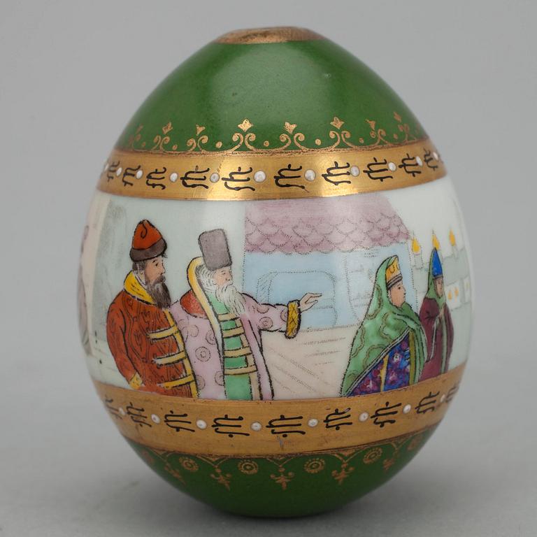 PÅSKÄGG, porslin, sannolikt Kuznetsov, 1900-talets början.