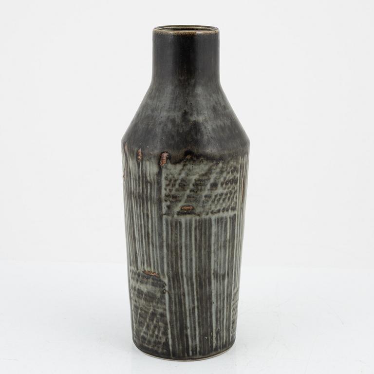 Carl-Harry Stålhane, a unique stoneware vase, Rörstrand, Sweden, 1962.