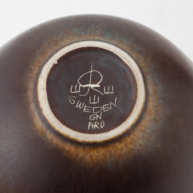 Gunnar Nylund, a stoneware vase and bowl from Rörstrand.