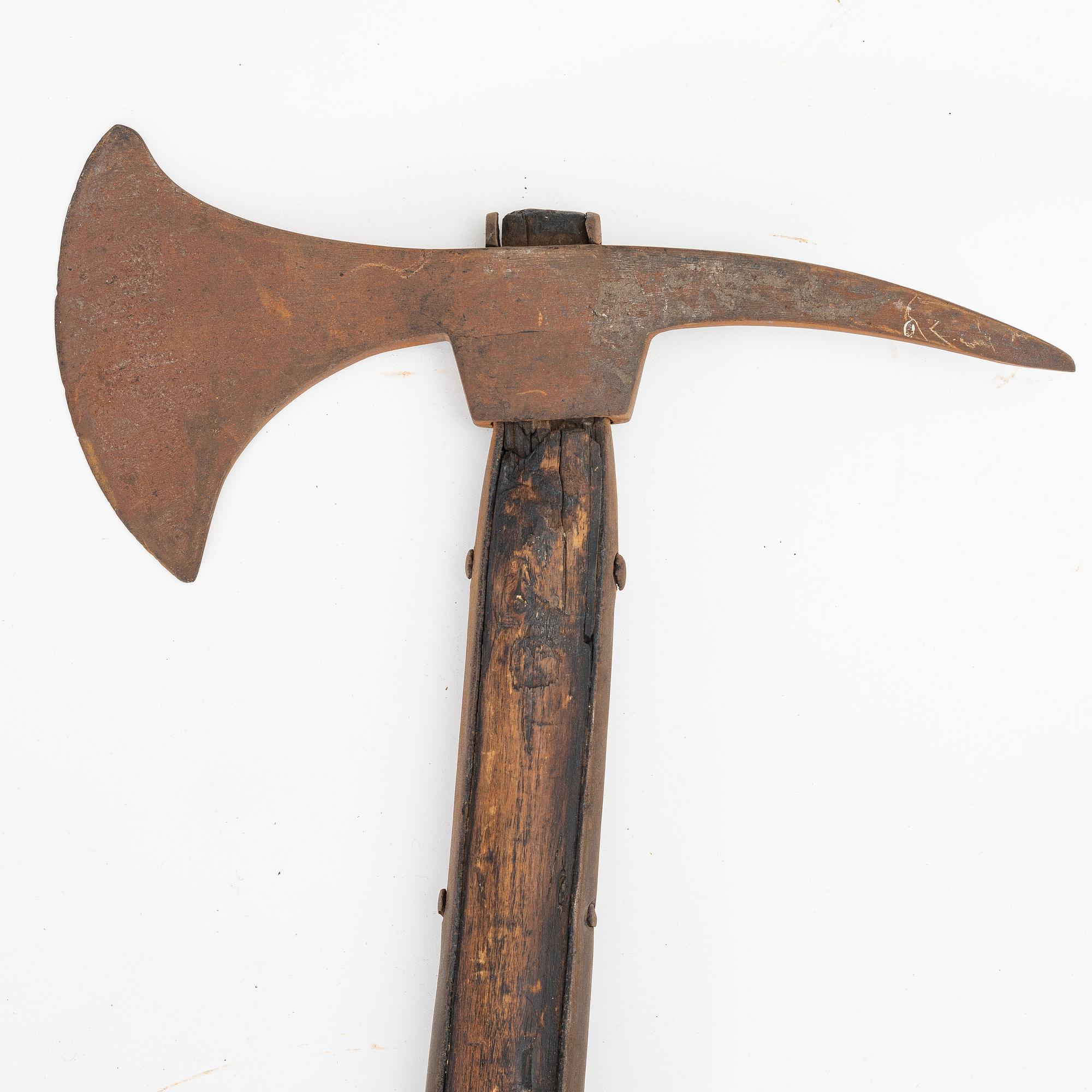 A boarding axe, Swedish, 1780.pattern.