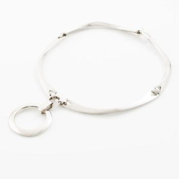 Sven-Erik Högberg, a necklace, sterling silver, Gothenburg 1991.