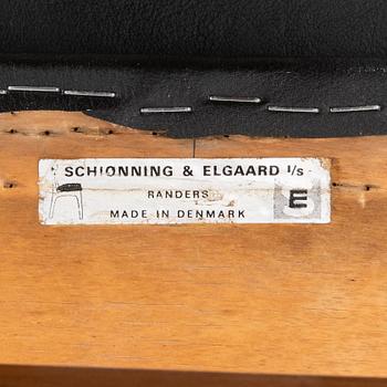 A set of five 1960s Shionning & Elgaard walnut and teak chars.