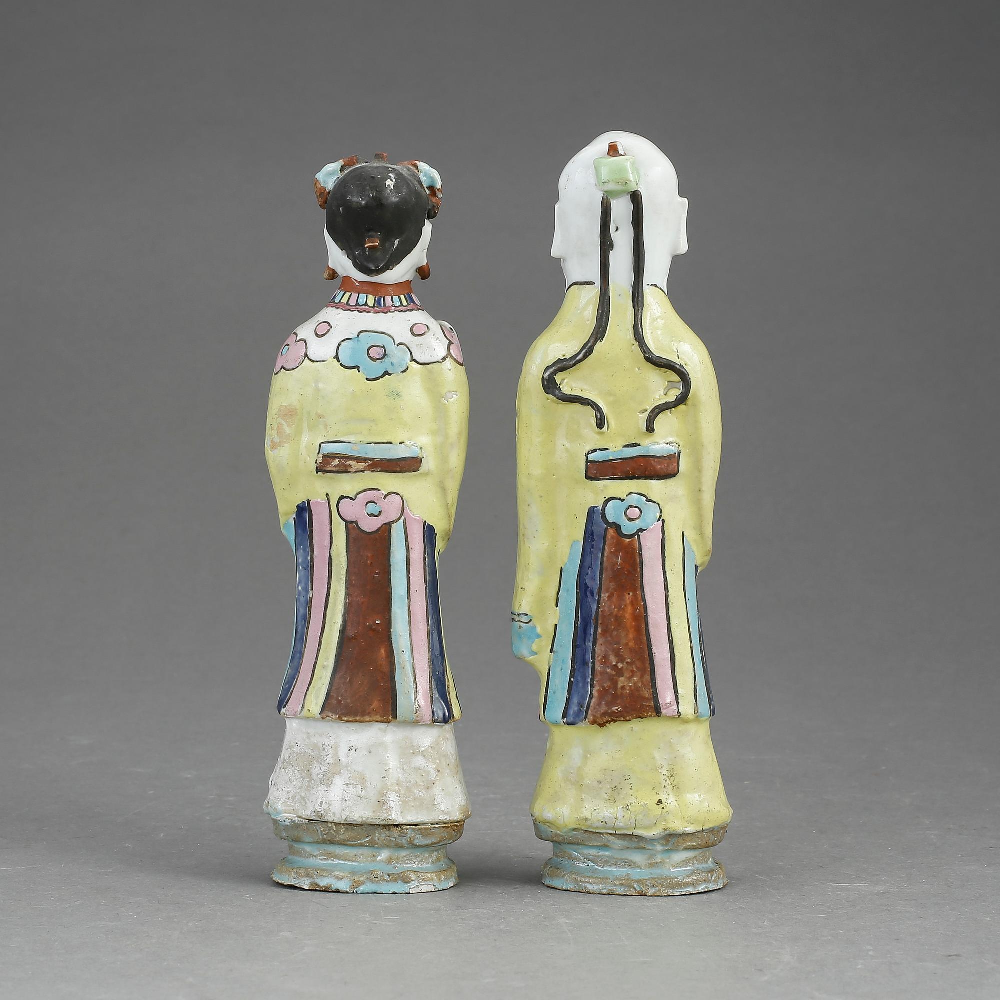 FIGURINER, 2st, porslin, Kina, 1900-tal.