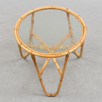 A second half of the 20th century sofa, table and armchairs.