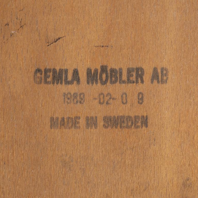 Åke Axelsson, six chairs, Gemla, Sweden, 1989.
