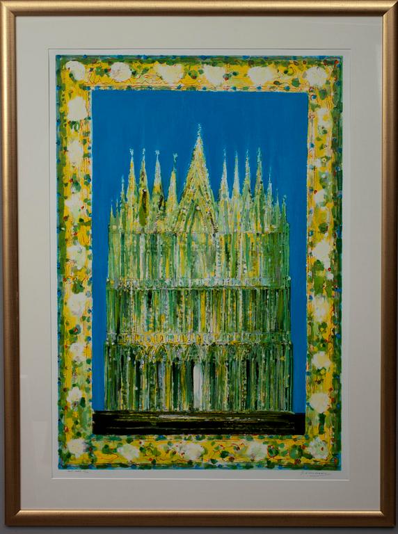 JUHANI LINNOVAARA, serigrafi, sign.