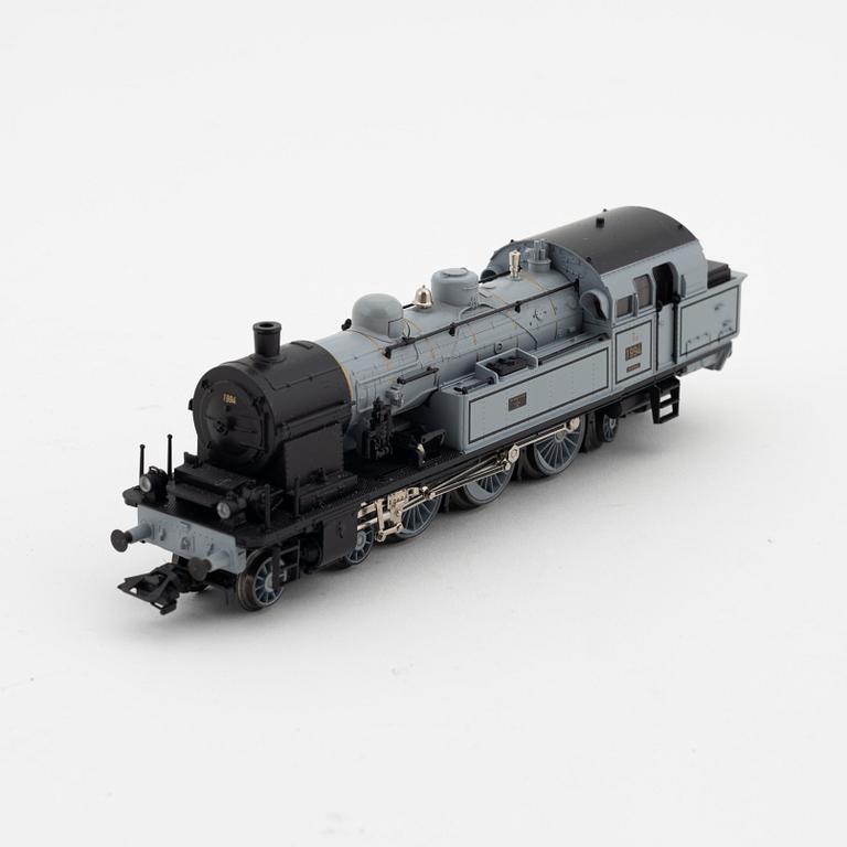 Märklin, three steam locomotives. gauge H0.