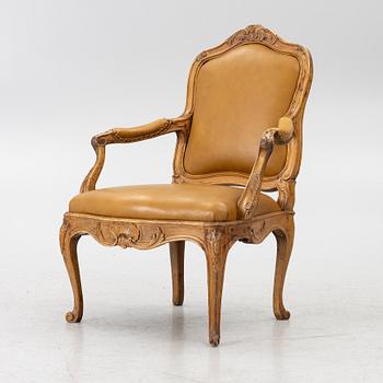 Armchair, Louis XV, 18th century.
