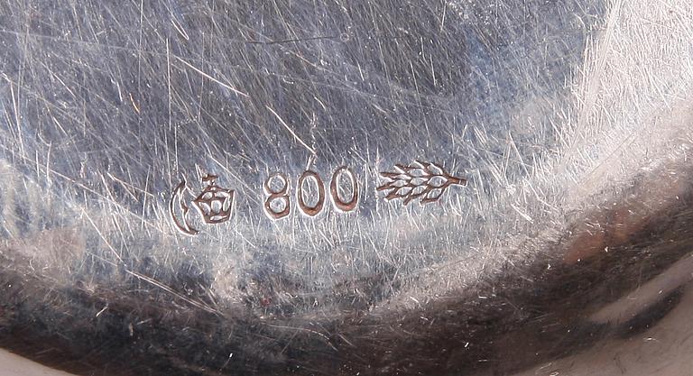 SKÅL, silver, jugend, Tyskland, tidigt 1900-tal. Vikt 314 g.