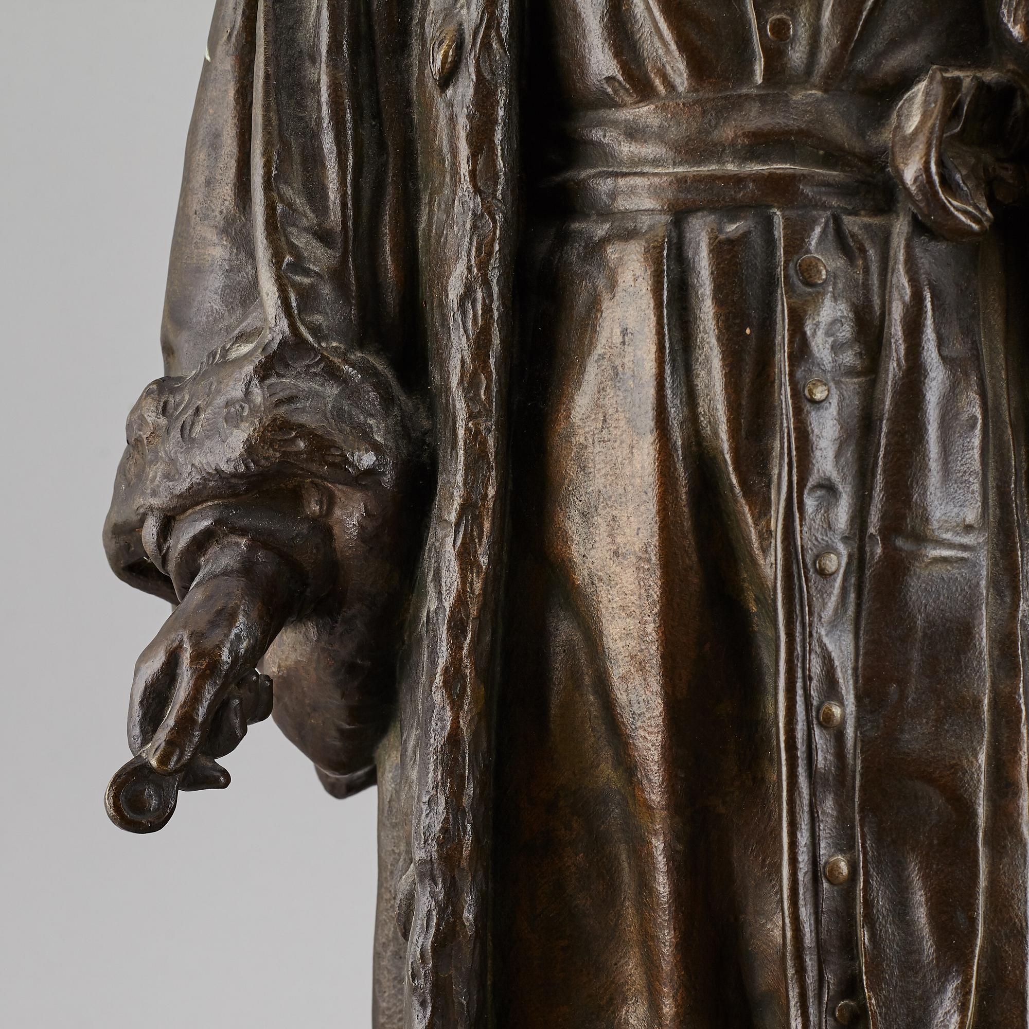 JEAN-FRANÇOIS LEGENDRE-HÉRAL, attributed to, sculpture, bronze, signed and dated 1843.