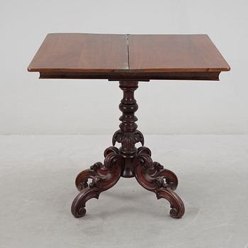 SPELBORD med SPELPJÄSER, nyrokoko, 1800-tal.