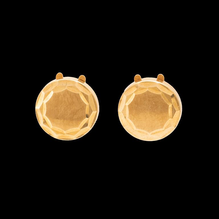 Shirt buttons 18K gold, Stella Milano Italy.