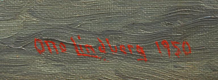 OTTO LINDBERG, olja på duk, sign och dat 1950.