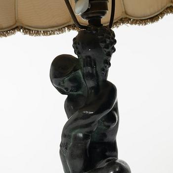 Axel Gute, Table lamp, Herrman Bergman, early 20th century.