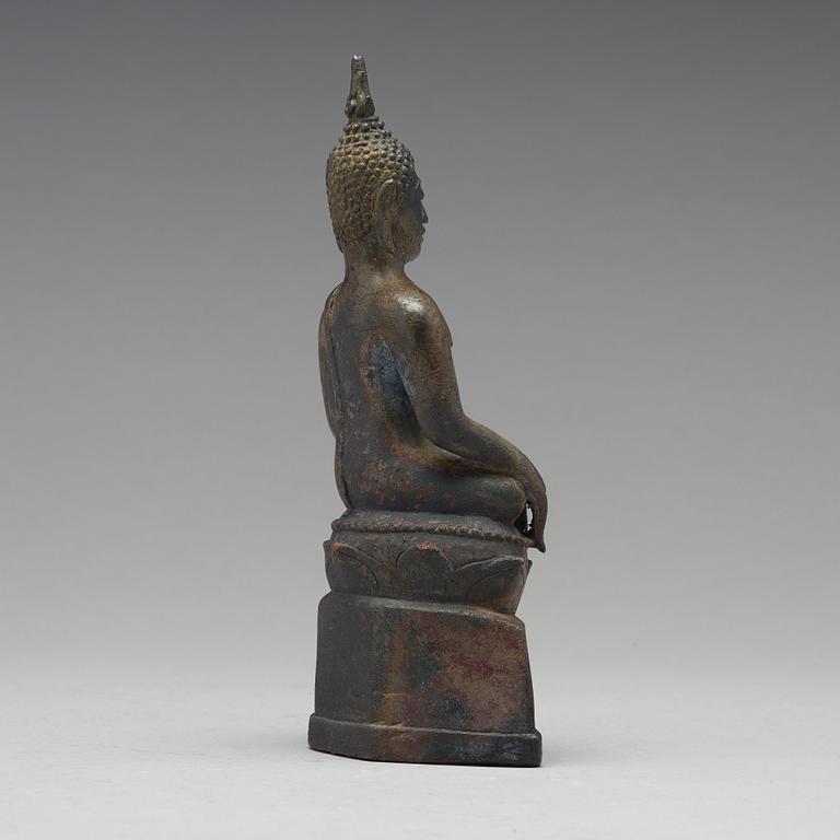 BUDDHA, brons. Thailand, Lanna perioden 14/1500-tal.